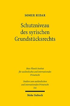 Schutzniveau des syrischen Grundstücksrechts