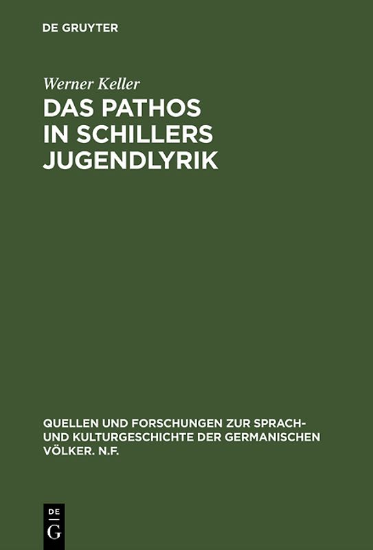 Das Pathos in Schillers Jugendlyrik