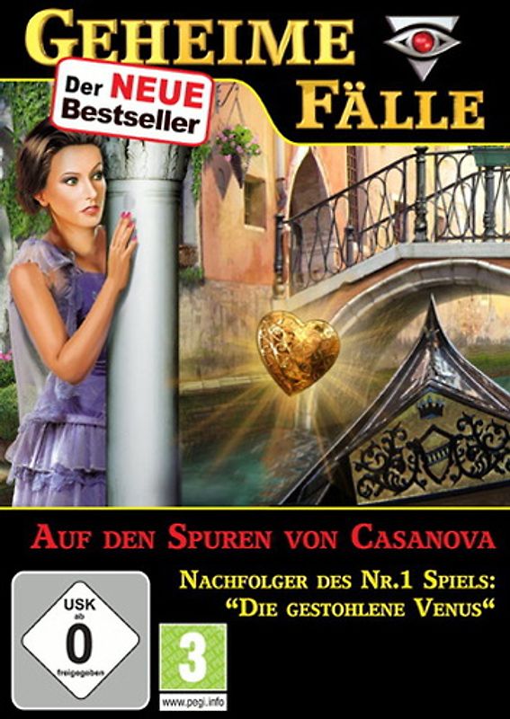 Geheime Fälle - Auf den Spuren von Casanova PC Spiele