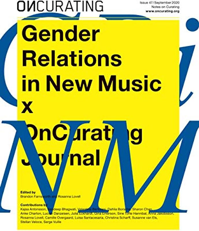 OnCurating Issue 47: Gender Relations in New Music x OnCurating