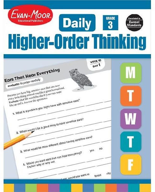 Daily Higher-Order Thinking, Grade 3 Te