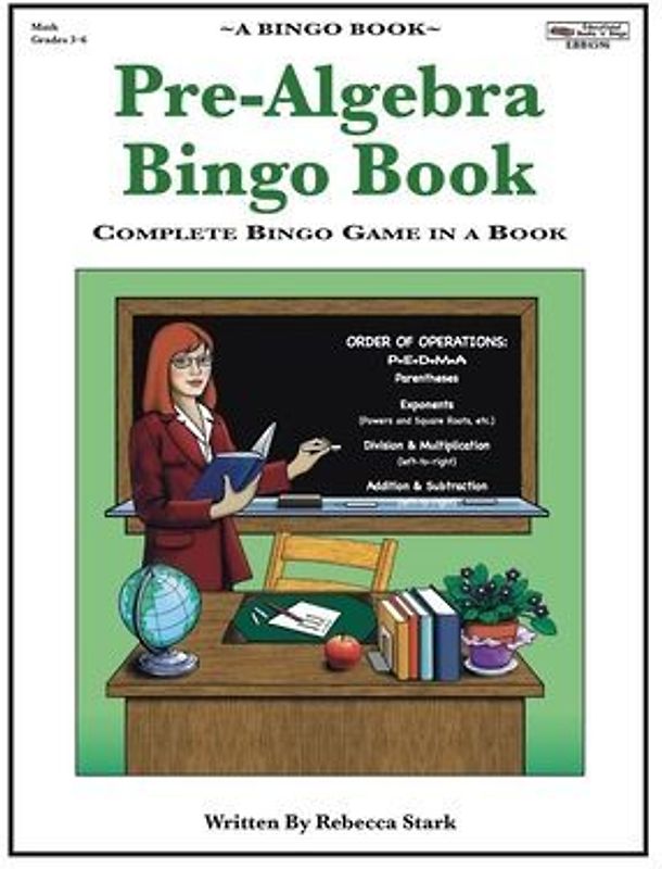 Pre-Algebra Bingo Book: Complete Bingo Game In A Book