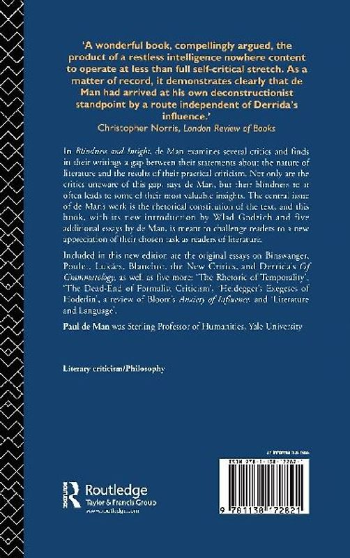 Blindness and Insight