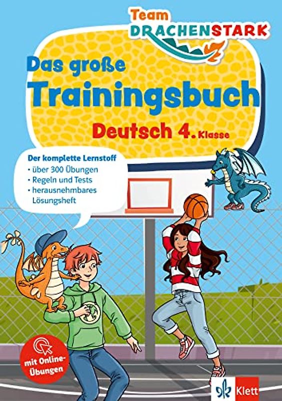 Klett Team Drachenstark: Das große Trainingsbuch Deutsch 4. Klasse