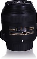 Nikon AF-S DX NIKKOR 40 mm F2.8 G 52 mm Objectif (adapté à Nikon F) noir