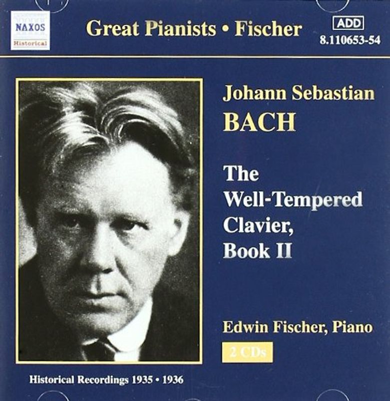 Edwin Fischer - Great Pianists Edition - Edwin Fischer: Das Wohltemperierte Klavier, Teil 2 (Aufnahmen 1935-1936)