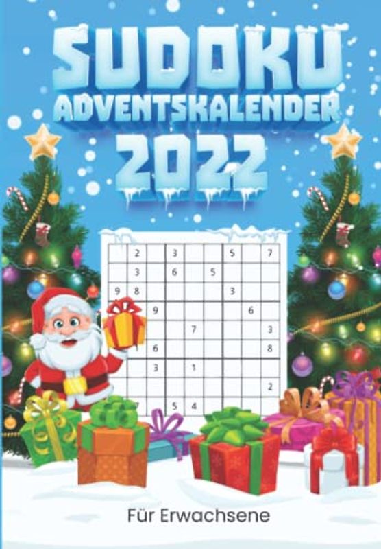Sudoku Adventskalender: Rätsel Weihnachtskalender | Sudokus von leicht bis schwer | Schönes Geschenk