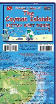 Cayman Islands Dive Map and Fishcard