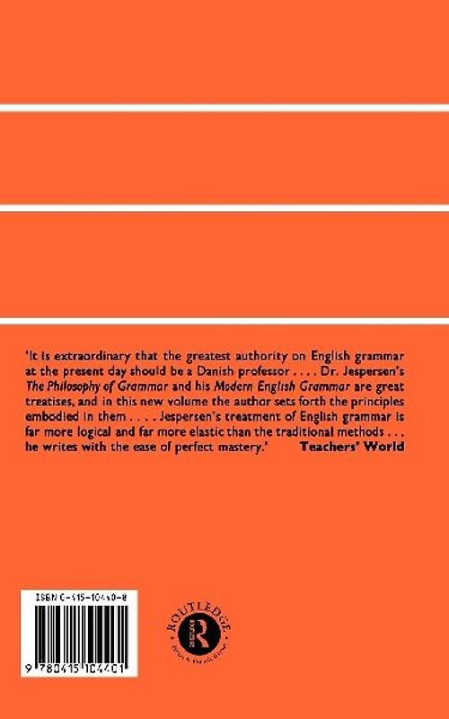 Essentials of English Grammar