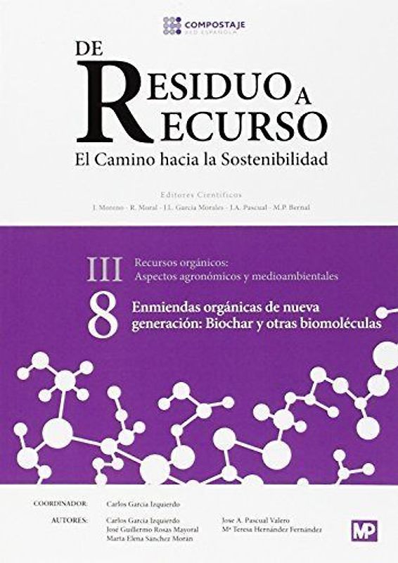 Enmiendas orgánicas de nueva generación : biochar y otras biomoléculas