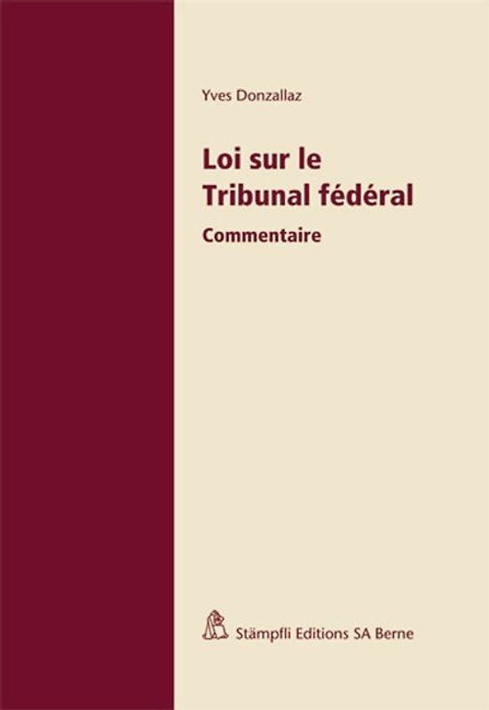 Loi sur le Tribunal fédéral