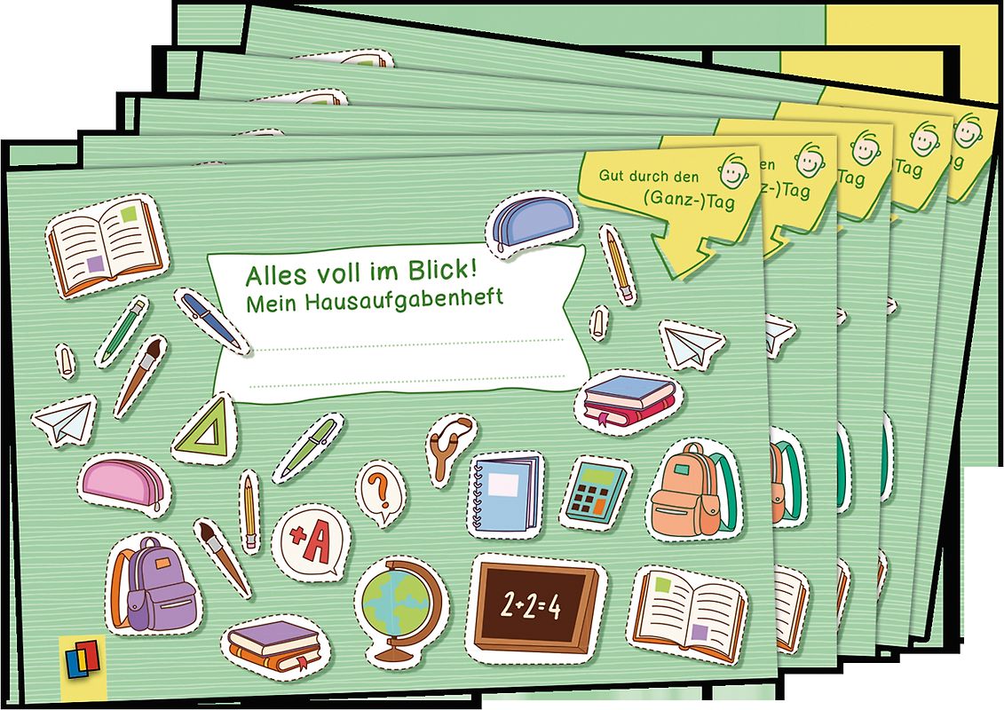 10er- Paket: Gut durch den (Ganz-)Tag: Alles voll im Blick – mein Hausaufgabenheft