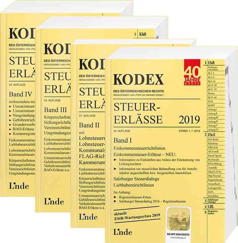KODEX-Paket Steuer-Erlässe 2020