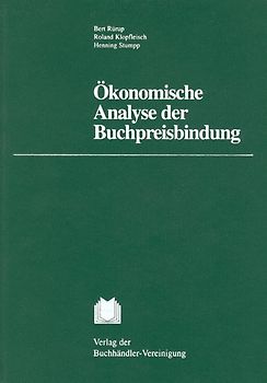 Ökonomische Analyse der Buchpreisbindung