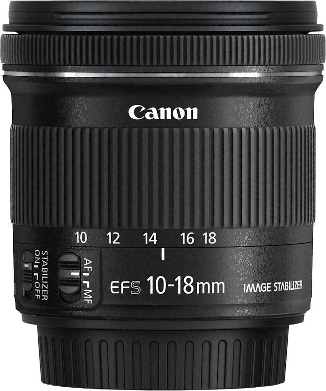 Canon EF-S 10-18 mm F4.5-5.6 IS STM 67 mm Objectif (adapté à Canon EF-S) noir