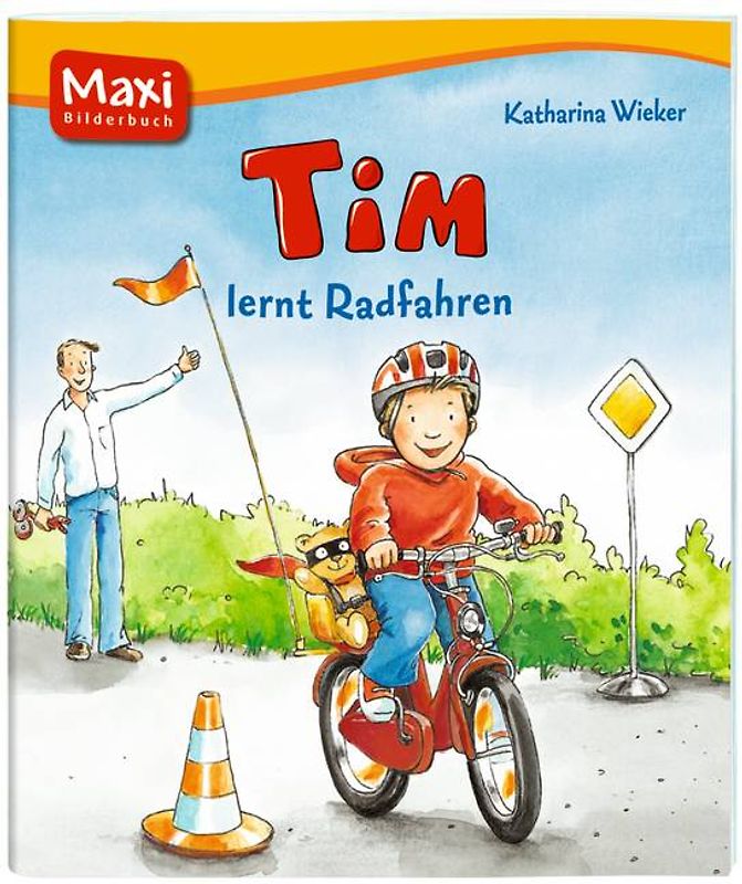 Tim lernt Radfahren