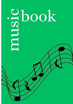 Music Book: DIN A5 Staff Book | 48 Pages with 12 Staves / Systems per Sheet | Paper 90g/m²