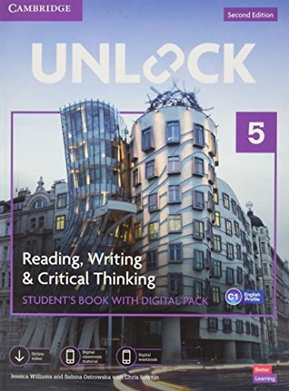 Unlock Level 5 Reading, Writing and Critical Thinking Book + Digital Pack: poziom C1