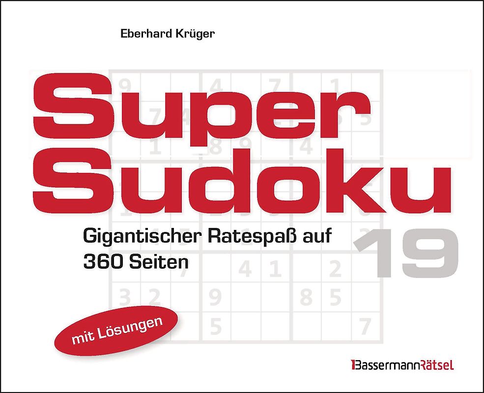 Supersudoku 19 (5 Exemplare à 3,99 €)