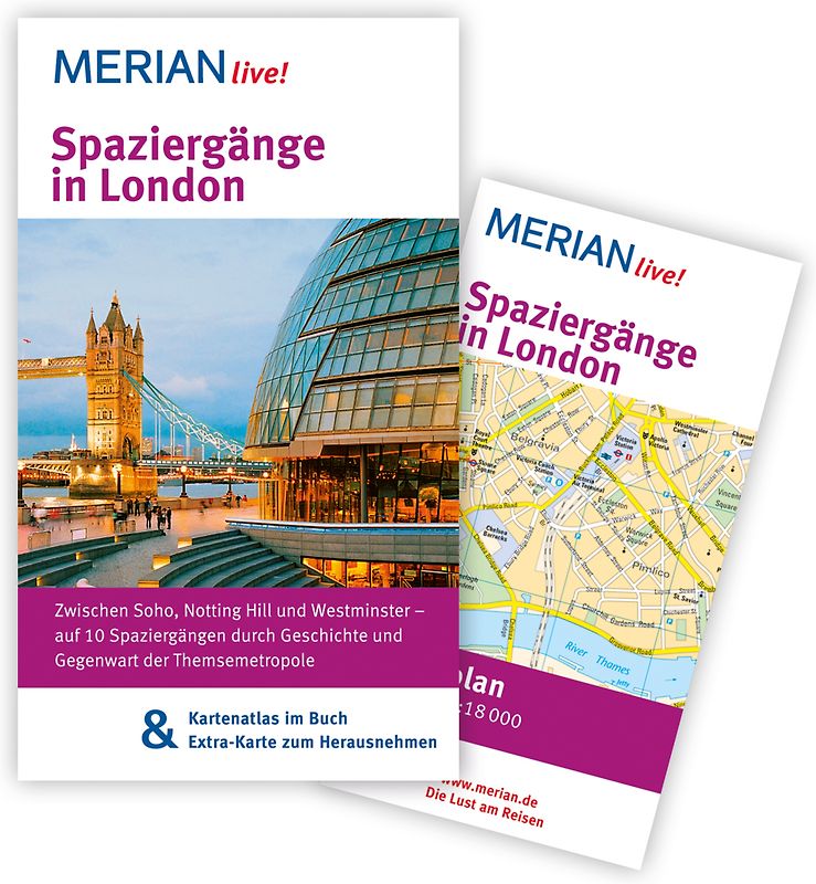 MERIAN live! Reiseführer Spaziergänge in London