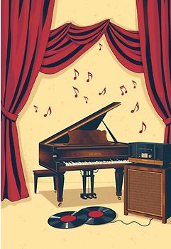 Notenheft Piano: DIN A5 Notenlinienheft | 30 Seiten mit 12 Notenzeilen / Systeme pro Blatt | Papier 90g/m² | Musikheft mit Notenlinien