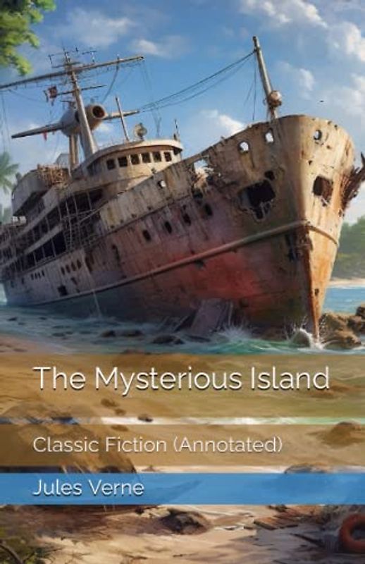 The Mysterious Island: Classic Fiction (Annotated)