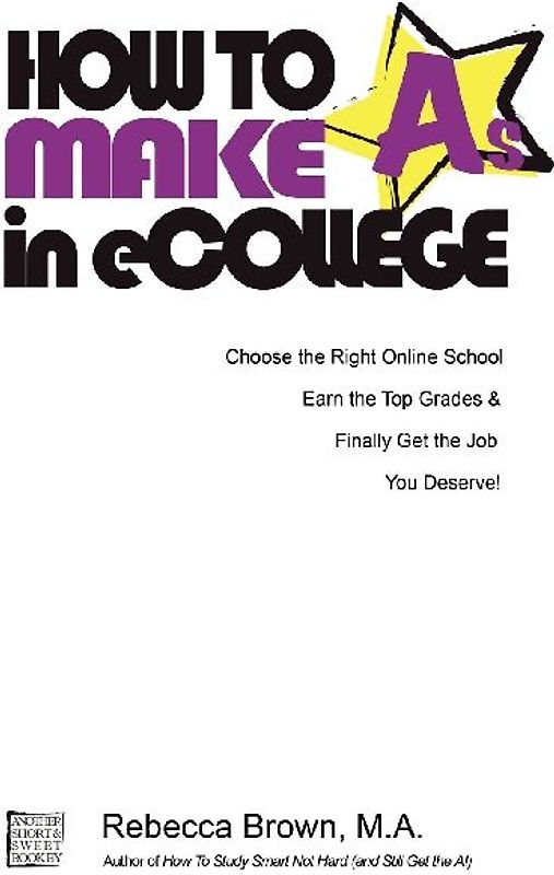 How To Make As in eCollege
