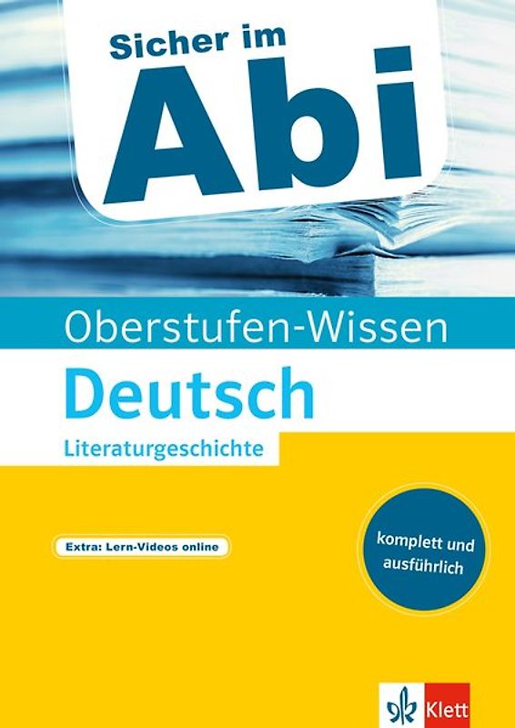 Klett Sicher im Abi Oberstufen-Wissen Deutsch - Literaturgeschichte
