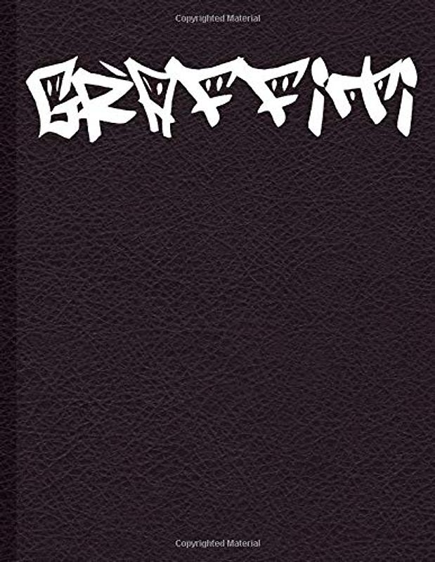 Blackbook Graffiti Sketchbook Blank Book With White Papers Sketch Book Art Book: Black Book Graffiti Sketchbook 8.5 x 11 Large Blank Pages With White ... Doodling, Sketch Book Artist Journal