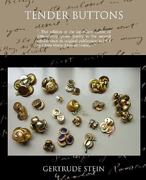 Tender Buttons Objects--Food--Rooms