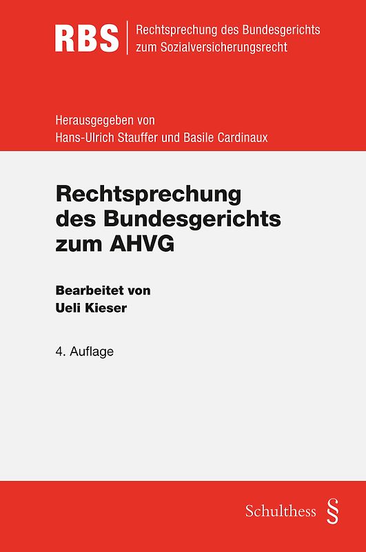 Rechtsprechung des Bundesgerichts zum AHVG