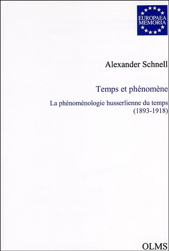 Temps et phénomène