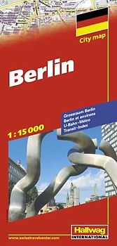 Berlin Stadtplan. Massstab 1:15000