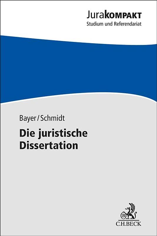 Die juristische Dissertation
