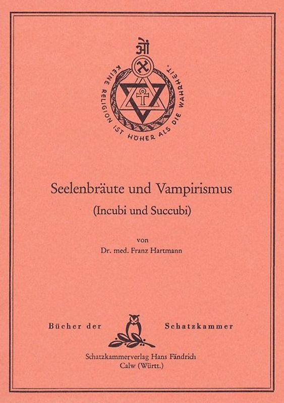 Seelenbräute und Vampirismus. Incubi und Succubi