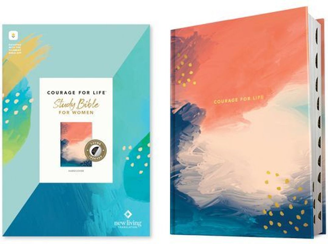 NLT Courage for Life Study Bible for Women, Filament Enabled (Hardcover, Indexed)