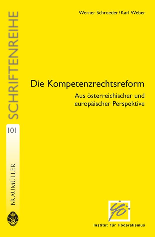 Die Kompetenzrechtsreform