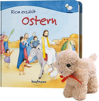 Ostern mit Stoffschaf