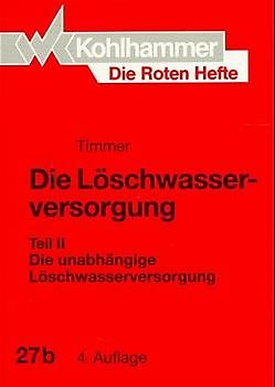 Die Löschwasserversorgung