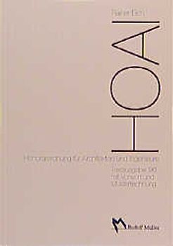 HOAI - Honorarordnung für Architekten und Ingenieure, Textausgabe '96