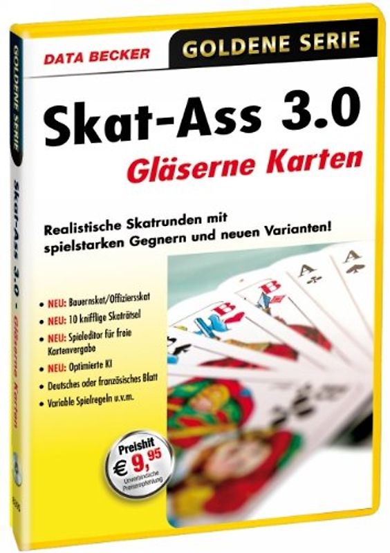 Skat-Ass 3.0 Gläserne Karten (Neuauflage) PC Spiele