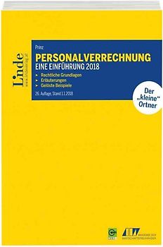 Personalverrechnung: eine Einführung 2018
