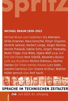 Michael Braun und die Lyrik