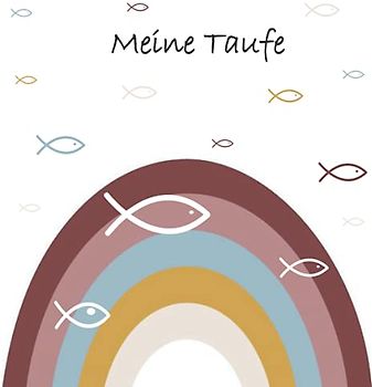 Meine Taufe Gästebuch: Ein tolles Geschenk für das Patenkind zur Taufe von der Patentante oder dem Patenonkel. Modernes Erinnerungsalbum mit Platz für ... Neutrales, aber christliches Design.