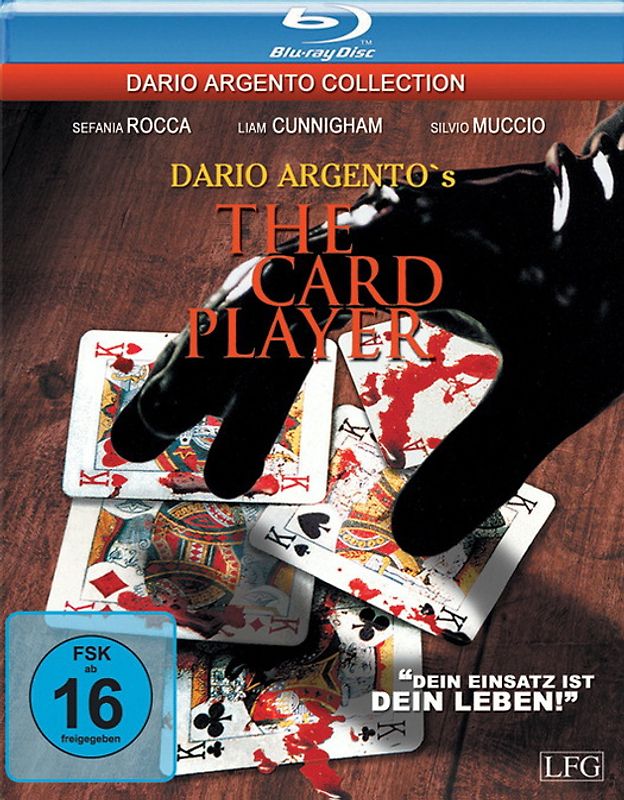 Dario Argento's The Card Player [Dario Agento Collection, uncut] Blu-ray Disc