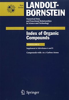 Compounds with 1 to 7 Carbon Atoms (Supplement to Subvolume A and D)