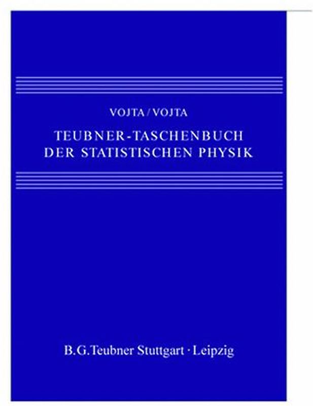 Teubner-Taschenbuch der statistischen Physik