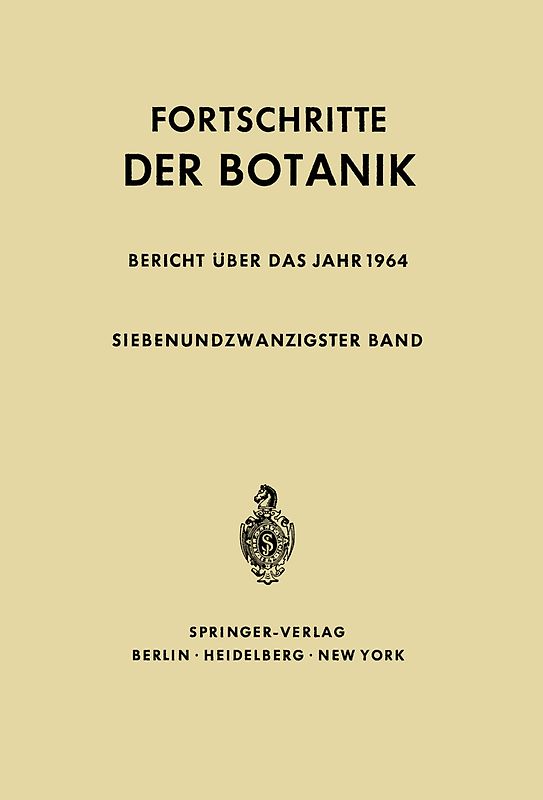 Fortschritte der Botanik