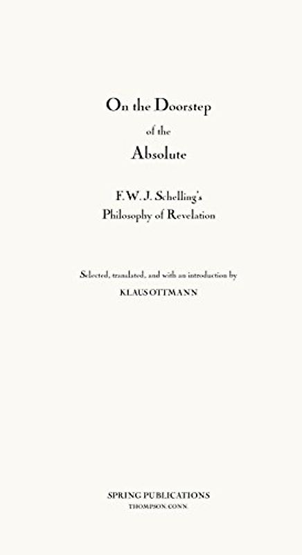 Philosophy of Revelation (1841-42) and Related Texts
