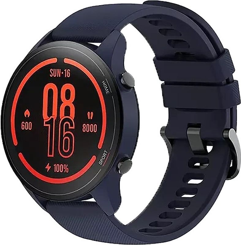 Xiaomi Mi Watch 35 mm bleu Bracelet silicone bleu [Wi-Fi]